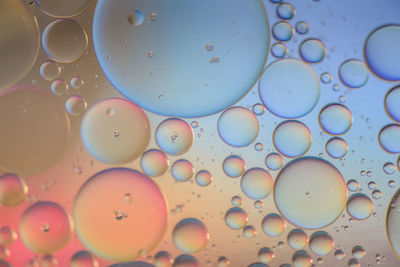 Full frame shot of bubbles