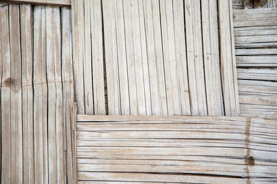 Full frame shot of wooden wall