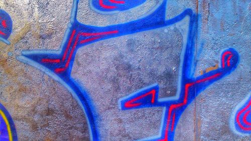 Full frame shot of multi colored wall