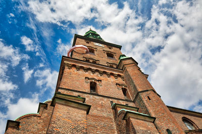 Low angle view of building against sky