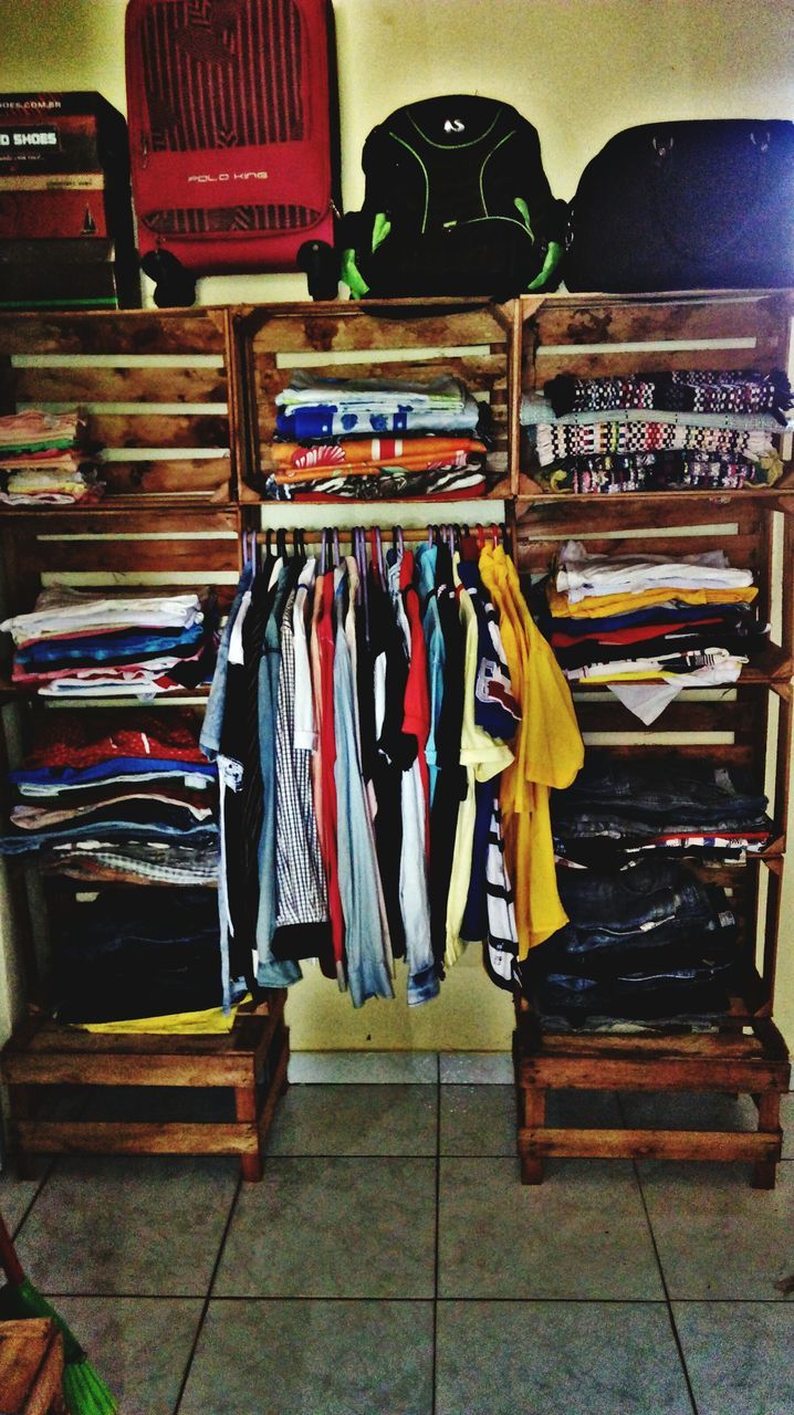 CLOTHES HANGING AT HOME