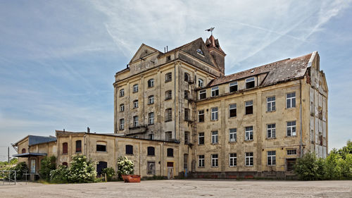 Low angle view of historical building