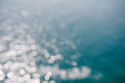 Defocused image of sea