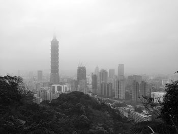 View of cityscape against sky