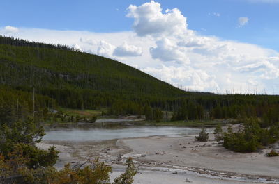 Scenic view of landscape against sky