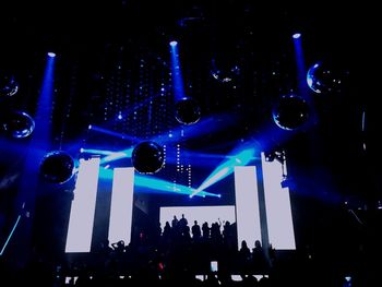 View of concert at night