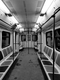 Interior of train