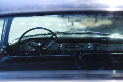 Close-up of vintage car
