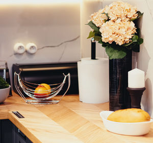 Close-up of potted plant on table