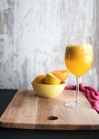 Close-up of drink on table