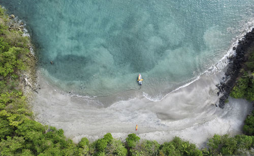 Aerial view of beach