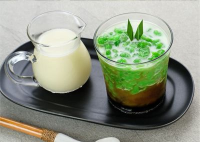 Close-up of drink on table