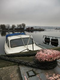 Boats in sea