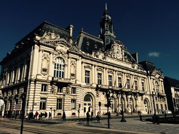 Low angle view of historical building