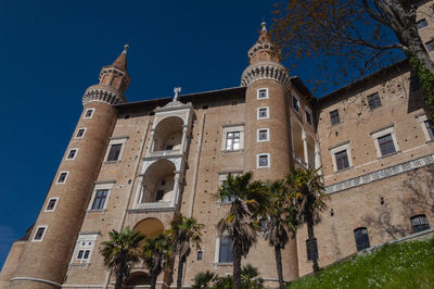 Urbino, city and world heritage site in the marche region of italy at sumemr