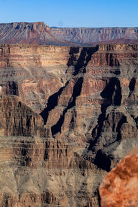 Scenic view of rock formations