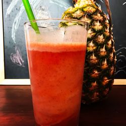 Close-up of drink on table