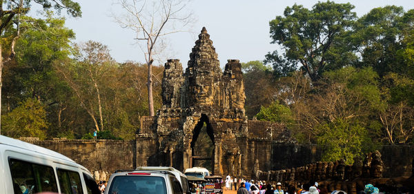 Panoramic view of a temple