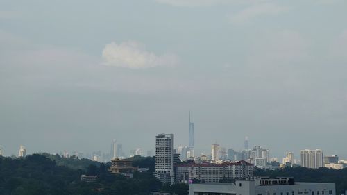 Cityscape against sky