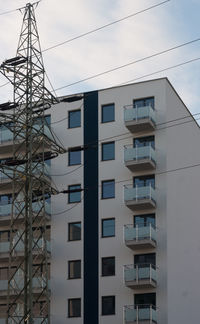 Low angle view of buildings against sky