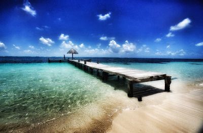 Scenic view of beach