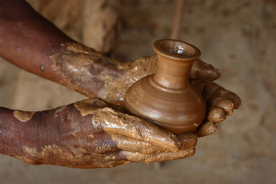 Close-up of human hand