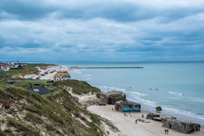 Ww2 coastal battery løkken-north, denmark