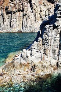 Scenic view of sea shore