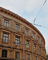 Low angle view of building against sky