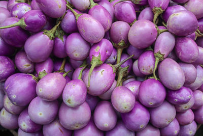 Full frame shot of fruits for sale in market