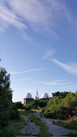 Bidston observatory against sky