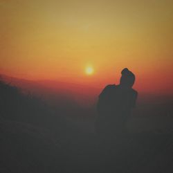 Scenic view of sunset