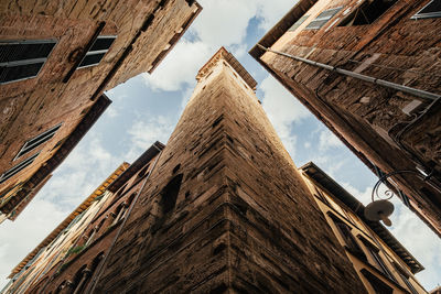 Low angle view of building against sky