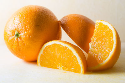 Close-up of orange slices