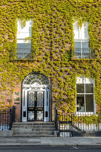 Entrance of building