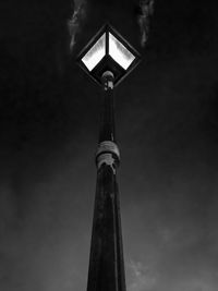 Low angle view of illuminated building