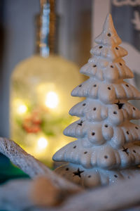 Close-up of christmas tree