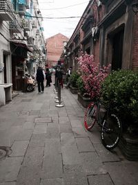 Woman in city