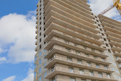 Low angle view of buildings against sky