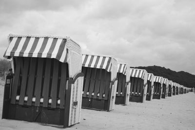 Panoramic view of beach against sky