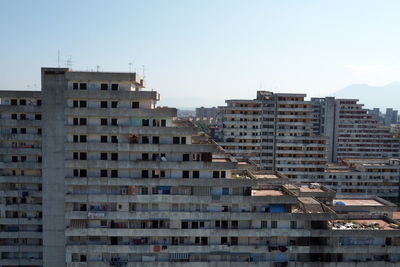 View of residential buildings against sky