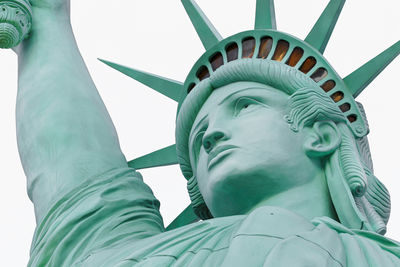 Low angle view of statue of monument