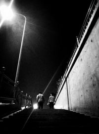 City street at night