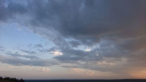 Scenic view of sky during sunset