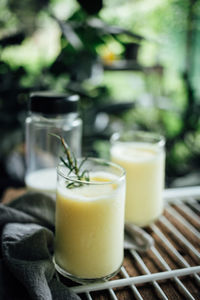 Close-up of drink on table