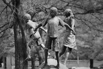 Sculptures at park