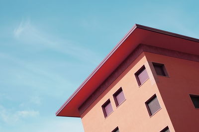 Low angle view of building against sky