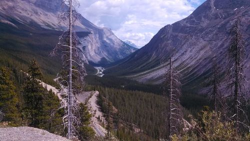 Scenic view of mountains