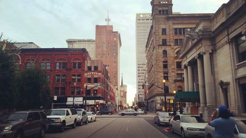 Traffic on city street