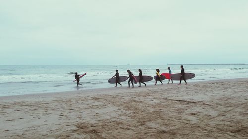 People on beach